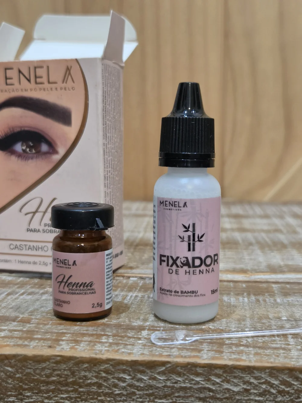 NIP | Menela Henna Professional Eyebrow Tint | Castanho Claro